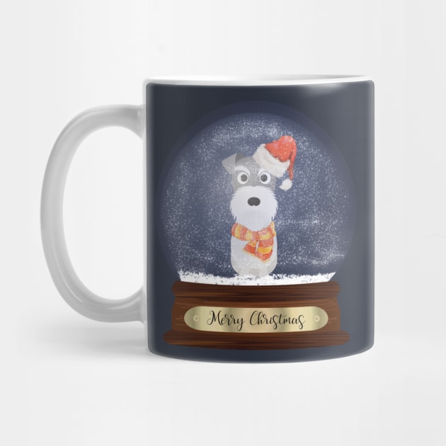 Schnauzer Christmas Gift by DoggyStyles